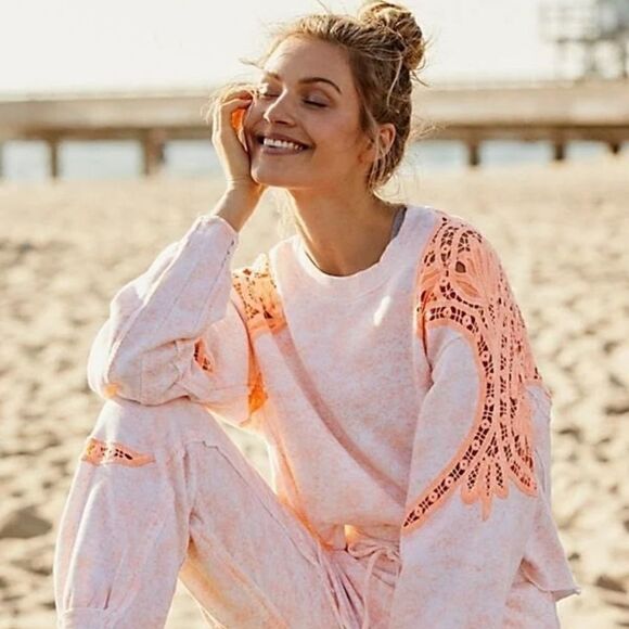 Free People Tops - free people sun & done sweatshirt Size M